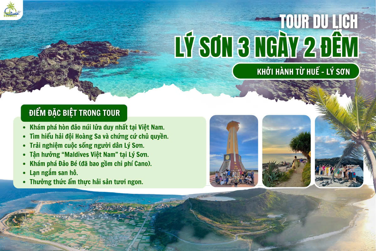 DU NGOẠN LÝ SƠN - THIÊN ĐƯỜNG BIỂN ĐẢO TRONG 3 NGÀY