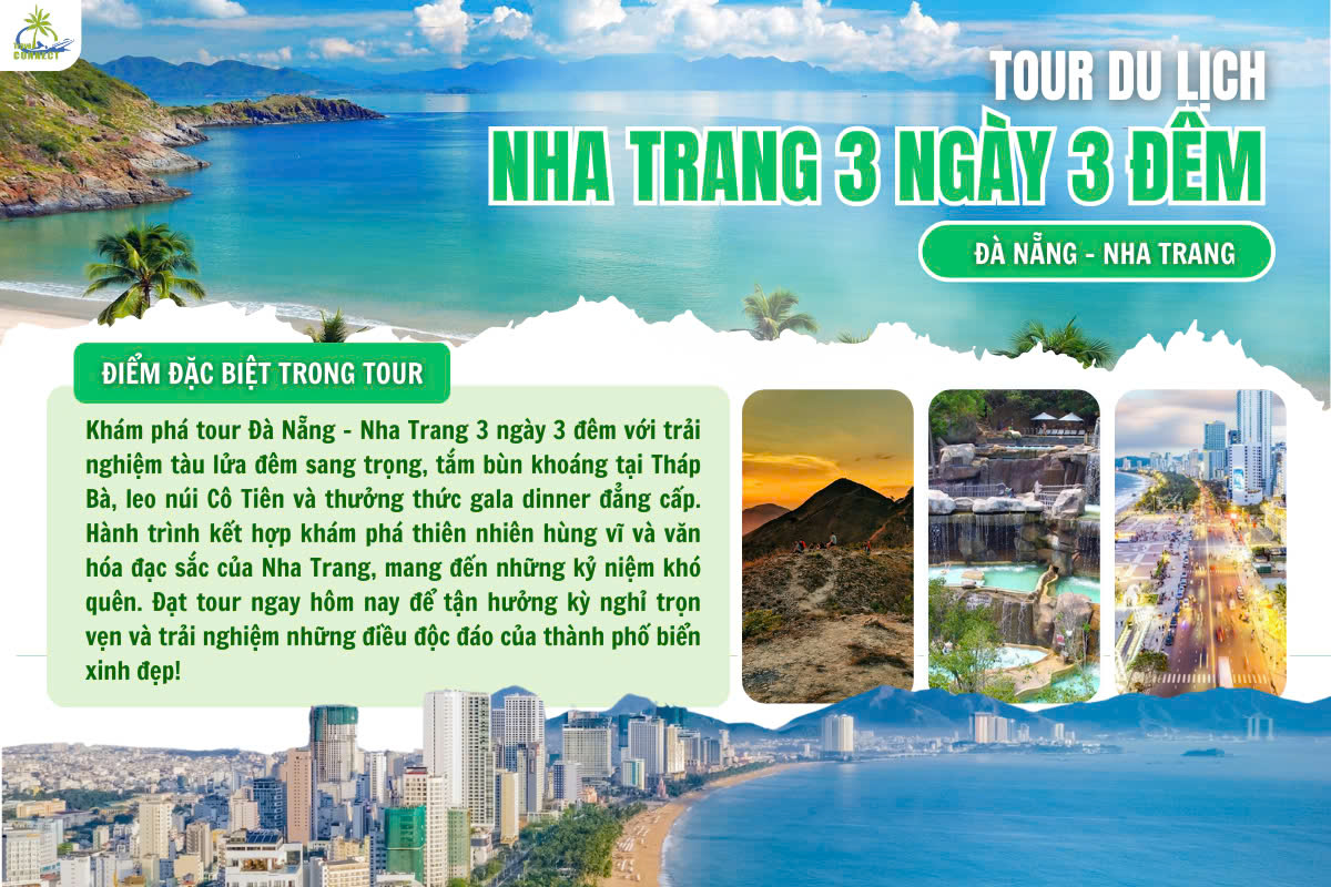 TOUR TRỌN GÓI TRẢI NGHIỆM TỪ ĐÀ NẴNG ĐẾN NHA TRANG