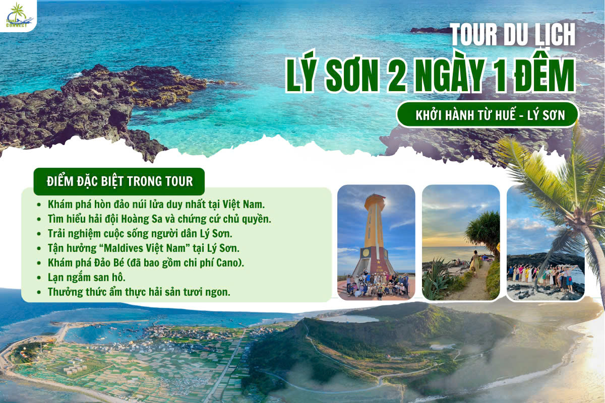 DU LỊCH LÝ SƠN: CẢNH ĐẸP SAY ĐẮM, TRẢI NGHIỆM CỰC ĐỈNH!